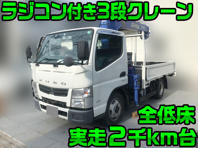 MITSUBISHI FUSO Canter Truck (With 3 Steps Of Cranes) TKG-FEA50 2013 2,242km