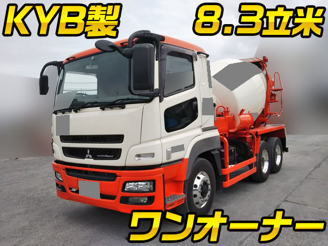 MITSUBISHI FUSO Super Great Mixer Truck QKG-FV60VX 2015 85,355km