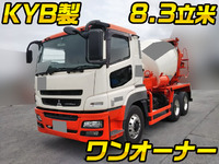 MITSUBISHI FUSO Super Great Mixer Truck QKG-FV60VX 2015 85,355km_1