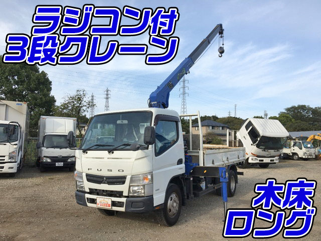 MITSUBISHI FUSO Canter Truck (With 3 Steps Of Cranes) TKG-FEA50 2015 37,642km