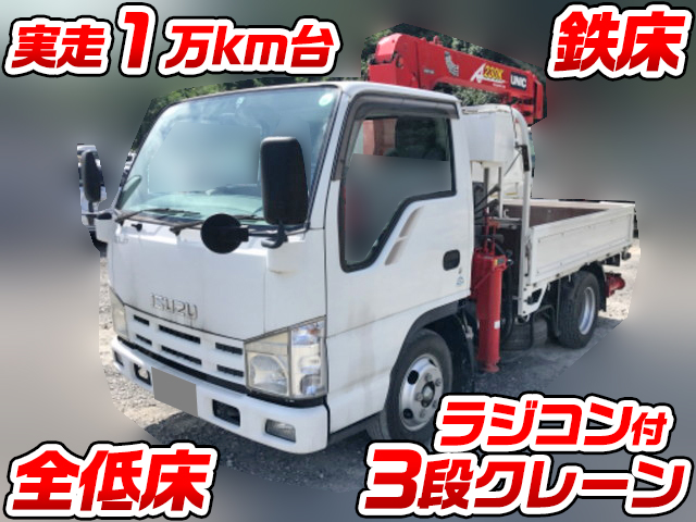 ISUZU Elf Truck (With 3 Steps Of Cranes) BKG-NJR85A 2007 11,677km