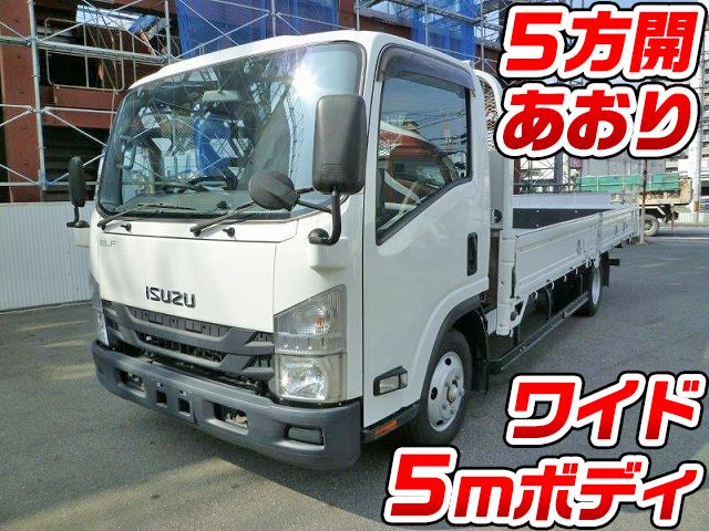 ISUZU Elf Flat Body TPG-NNR85AR 2017 99,589km