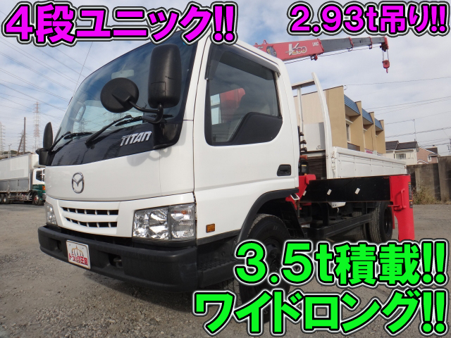 MAZDA Titan Truck (With 4 Steps Of Unic Cranes) KK-WH63H 2001 133,865km