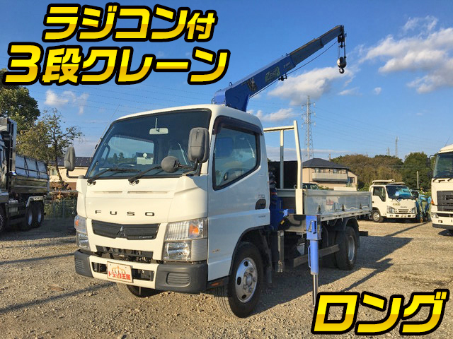 MITSUBISHI FUSO Canter Truck (With 3 Steps Of Cranes) TKG-FEA50 2015 43,608km