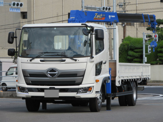 HINO Ranger Truck (With 4 Steps Of Cranes) 2KG-FD2ABA 2021 1,000km