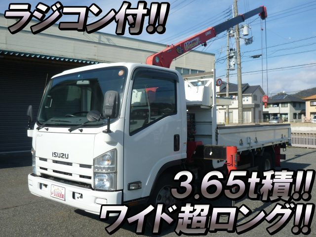 ISUZU Elf Truck (With 3 Steps Of Unic Cranes) PKG-NPR75N 2008 232,092km