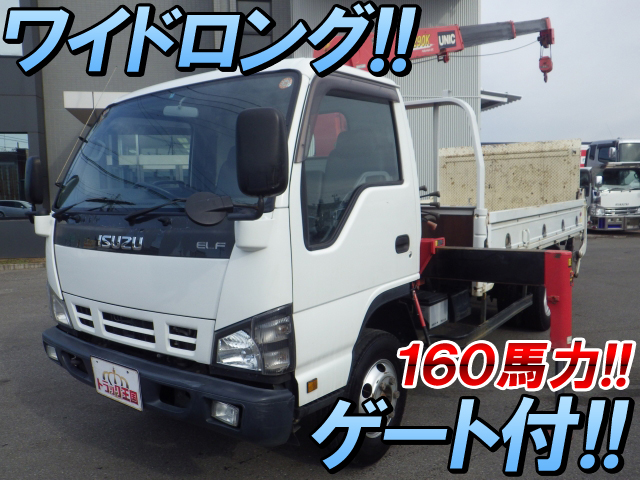 ISUZU Elf Truck (With 3 Steps Of Unic Cranes) PA-NPR81R 2004 171,523km