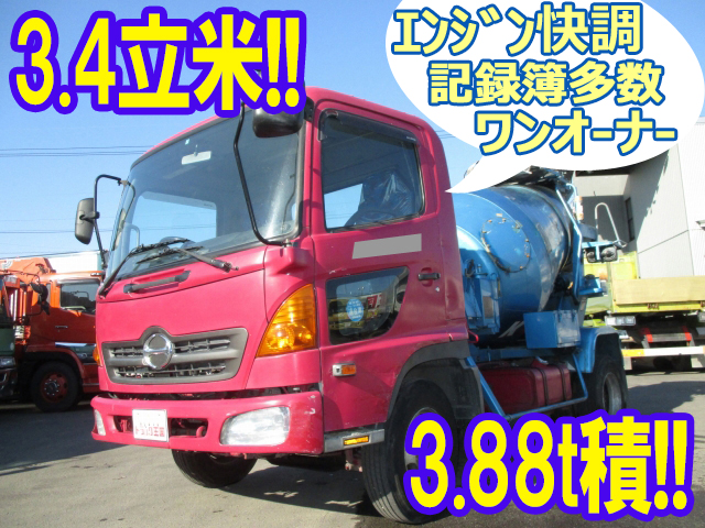 HINO Ranger Mixer Truck KK-FC1JCEA 2002 231,130km