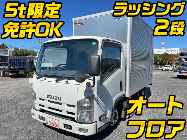 ISUZU Elf Aluminum Van TKG-NLR85AN 2013 97,923km