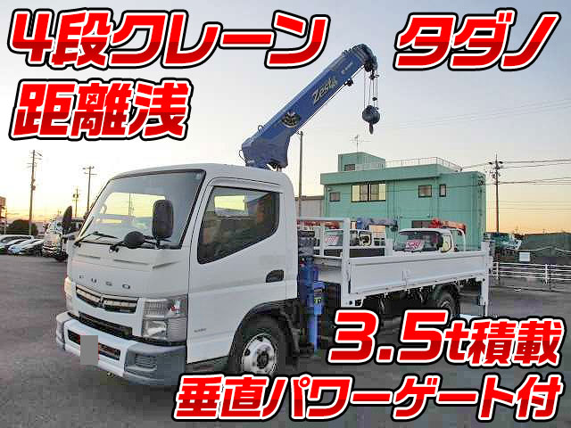 MITSUBISHI FUSO Canter Truck (With 4 Steps Of Cranes) TKG-FEB90 2013 3,000km