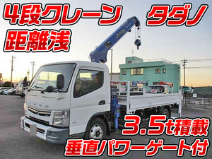 MITSUBISHI FUSO Canter Truck (With 4 Steps Of Cranes) TKG-FEB90 2013 3,000km_1