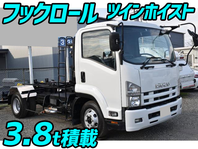 ISUZU Forward Hook Roll Truck TKG-FRR90S2 2014 106,287km