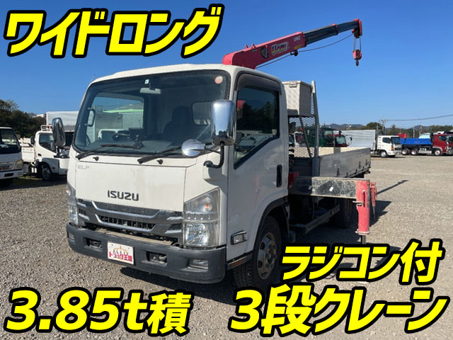 ISUZU Elf Truck (With 3 Steps Of Unic Cranes) TKG-NPR85YN 2015 114,400km