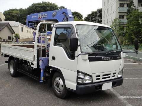 ISUZU Elf Truck (With 4 Steps Of Cranes) PB-NKR81AR 2005 33,684km