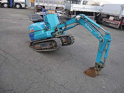 KUBOTA  Mini Excavator K-005 2000 1,109h