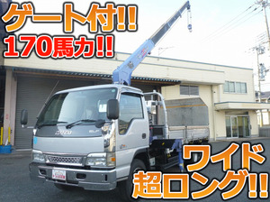 ISUZU Elf Truck (With 4 Steps Of Cranes) KK-NPR75PR 2004 360,859km_1