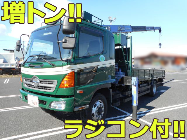 HINO Ranger Truck (With 4 Steps Of Cranes) BDG-FE7JLWG 2007 223,636km