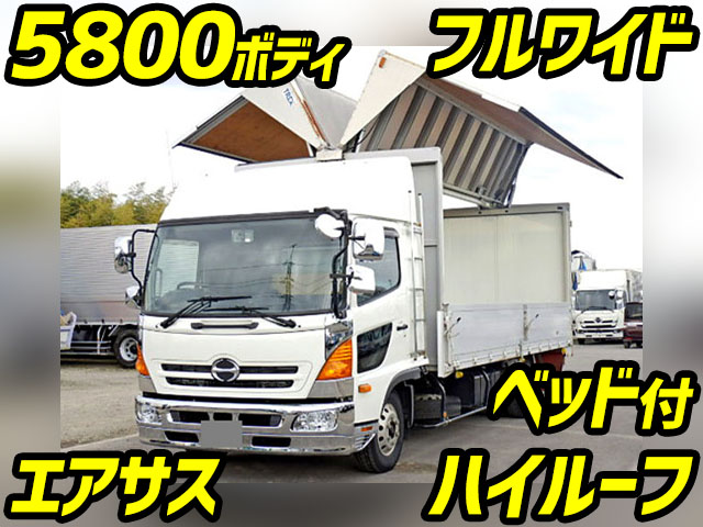 HINO Ranger Aluminum Wing TKG-FD7JKAG 2012 106,000km