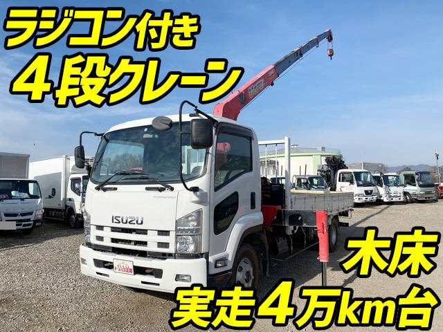 ISUZU Forward Truck (With 4 Steps Of Unic Cranes) SKG-FRR90S1 2012 48,773km