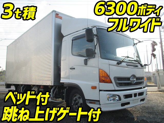 HINO Ranger Aluminum Van SKG-FD9JLAA 2011 387,200km