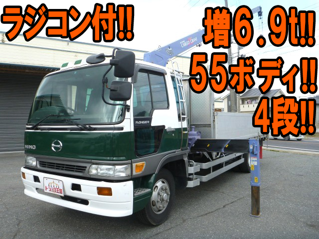 HINO Ranger Truck (With 4 Steps Of Cranes) KC-FE1JLCA 1998 549,166km