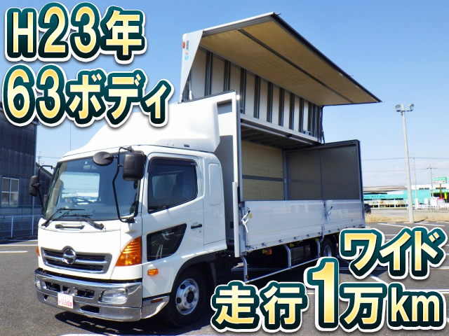 HINO Ranger Aluminum Wing BKG-FD7JLYA 2011 10,041km