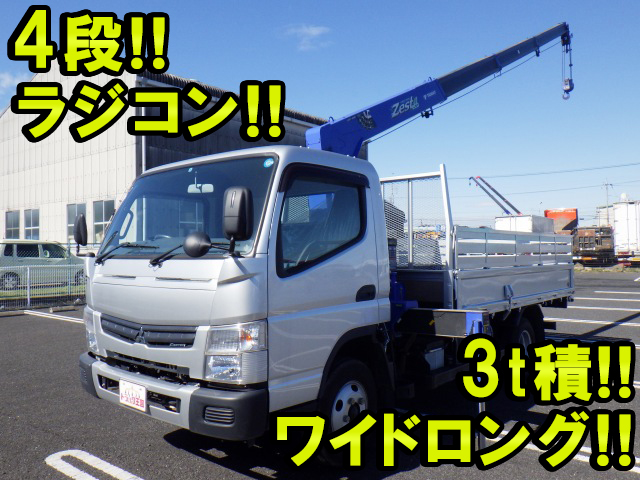 MITSUBISHI FUSO Canter Truck (With 4 Steps Of Cranes) TKG-FEB50 2012 34,295km