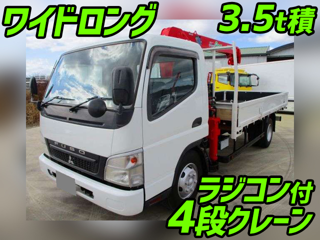 MITSUBISHI FUSO Canter Truck (With 4 Steps Of Cranes) PDG-FE83DY 2008 164,000km