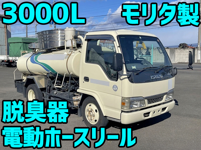 ISUZU Elf Vacuum Truck KR-NKR81E3N 2003 63,000km