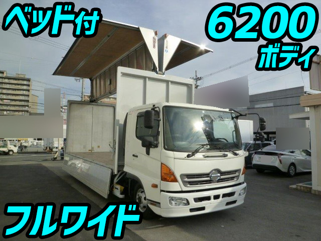 HINO Ranger Aluminum Wing TKG-FD9JLAA 2016 454,111km