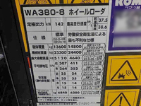 KOMATSU Others Wheel Loader WA380-8 2018 8,691h_37