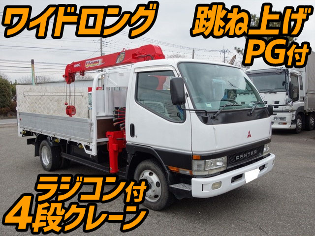 MITSUBISHI FUSO Canter Truck (With 4 Steps Of Cranes) KK-FE63EEX 2002 117,500km