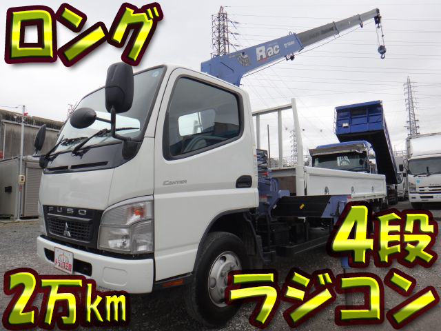 MITSUBISHI FUSO Canter Truck (With 4 Steps Of Cranes) PDG-FE73BN 2007 24,791km