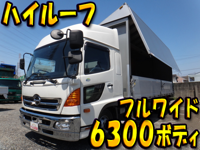 HINO Ranger Aluminum Wing BKG-FD7JLYA 2009 553,020km