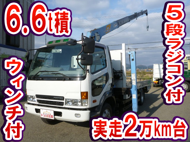 MITSUBISHI FUSO Fighter Self Loader (With 5 Steps Of Cranes) KK-FK71HHY 2002 29,221km