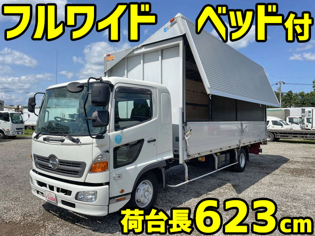 HINO Ranger Aluminum Wing SKG-FD9JLAA 2012 457,063km