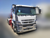 MITSUBISHI FUSO Super Great Container Carrier Truck QKG-FV50VY 2012 1,245,971km_3