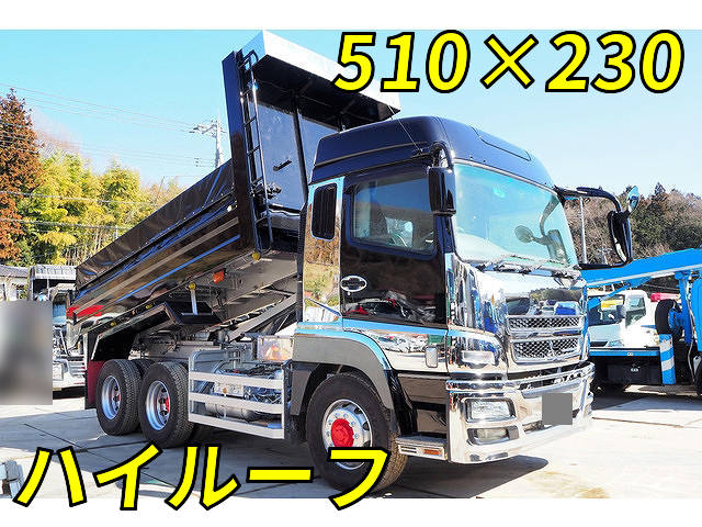 MITSUBISHI FUSO Super Great Dump QKG-FV50VX 2013 422,000km