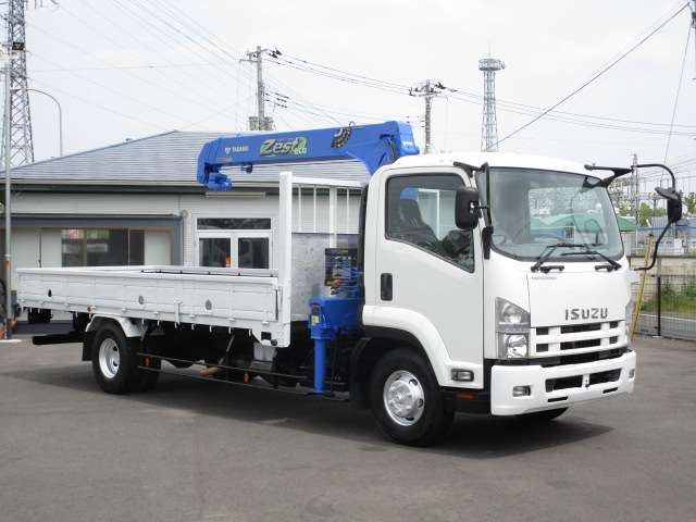 ISUZU Forward Truck (With 4 Steps Of Cranes) TKG-FRR90S1 2014 57,000km