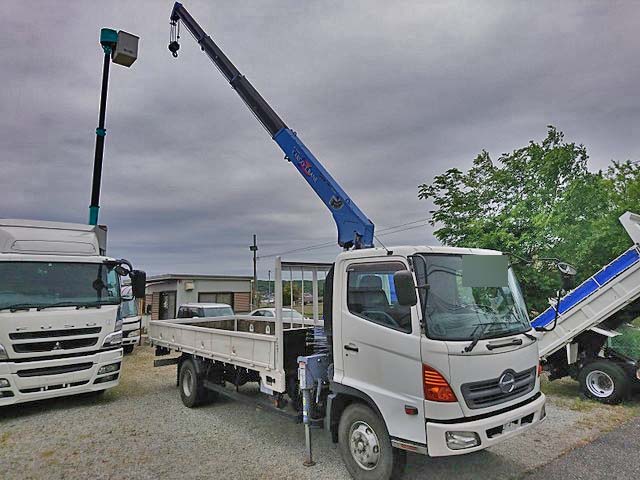 HINO Ranger Truck (With 4 Steps Of Cranes) BDG-FC6JKWA 2007 94,716km