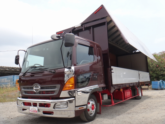 HINO Ranger Aluminum Wing BDG-FD7JPWA 2007 184,219km