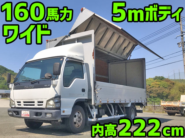 ISUZU Elf Aluminum Wing PB-NPR81N 2005 339,132km