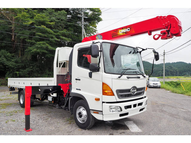 HINO Ranger Truck (With 4 Steps Of Cranes) TKG-FC9JKAA 2013 31,000km