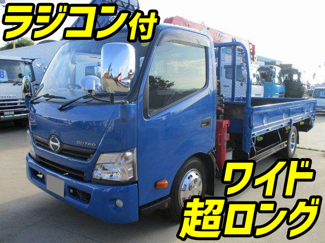 HINO Dutro Truck (With 4 Steps Of Cranes) TKG-XZU720M 2015 39,000km