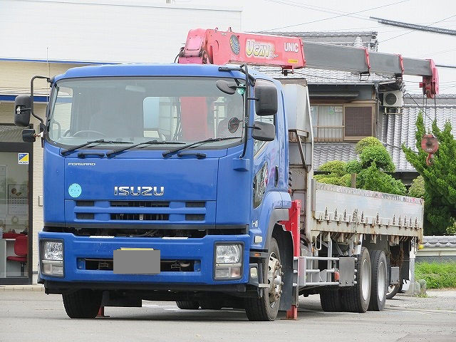 ISUZU Forward Truck (With 4 Steps Of Cranes) QKG-FVZ34U2 2012 346,000km