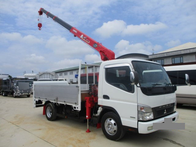 MITSUBISHI FUSO Canter Truck (With 4 Steps Of Cranes) PDG-FE82D 2008 137,000km