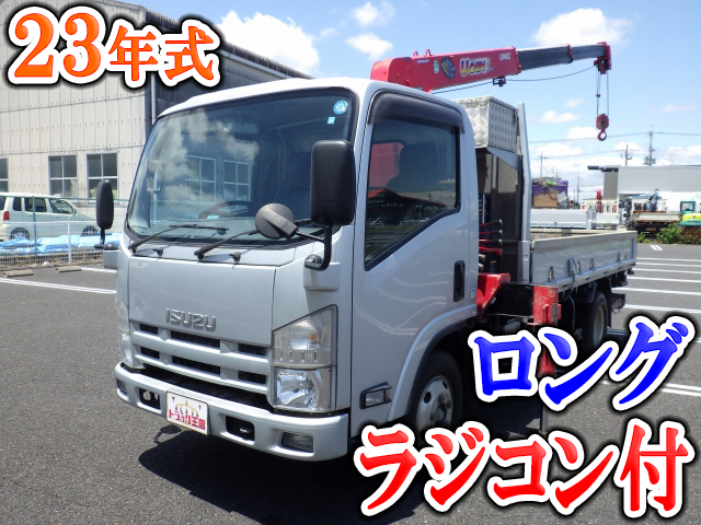 ISUZU Elf Truck (With 3 Steps Of Unic Cranes) SKG-NMR85R 2011 65,856km