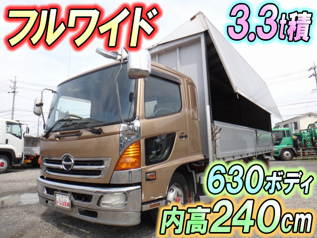 HINO Ranger Aluminum Wing PB-FD7JLFA 2005 618,220km