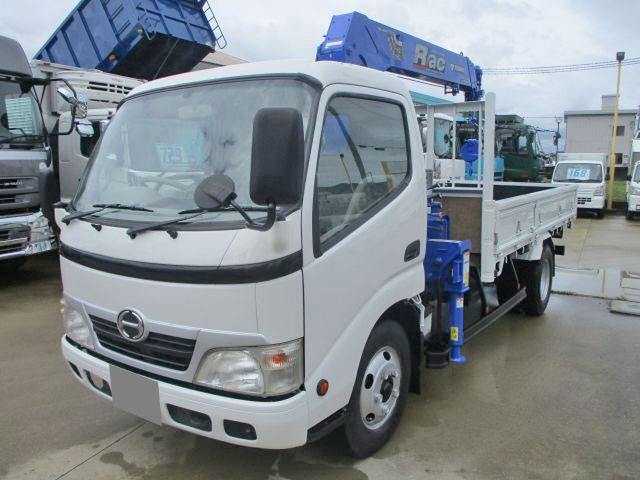 HINO Dutro Truck (With 4 Steps Of Cranes) BDG-XZU344M 2009 90,000km