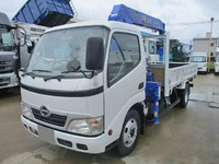 HINO Dutro Truck (With 4 Steps Of Cranes) BDG-XZU344M 2009 90,000km_1